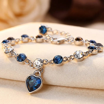 Bracelet Ocean Heart Glow | Or Blanc