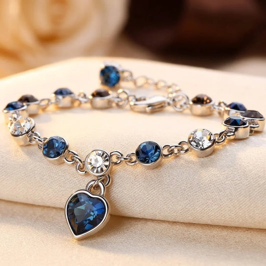 Bracelet Ocean Heart Glow | Or Blanc