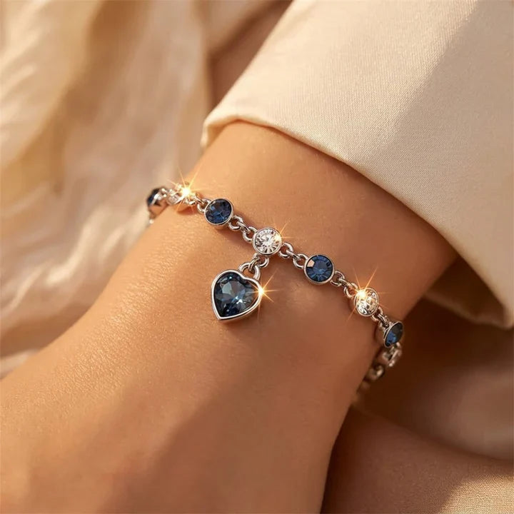 Bracelet Ocean Heart Glow | Or Blanc