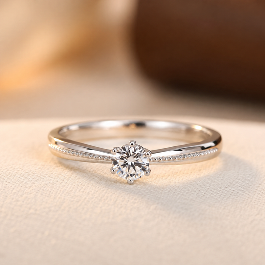 Bague Solitaire Signature Marie