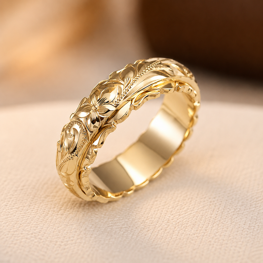 Bague Fleur en Or Antique | Or