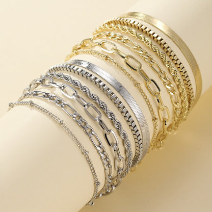 Ellis™ | Ensemble de Bracelets en Or