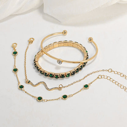 Sorina™ | Ensemble de Bracelets en Or