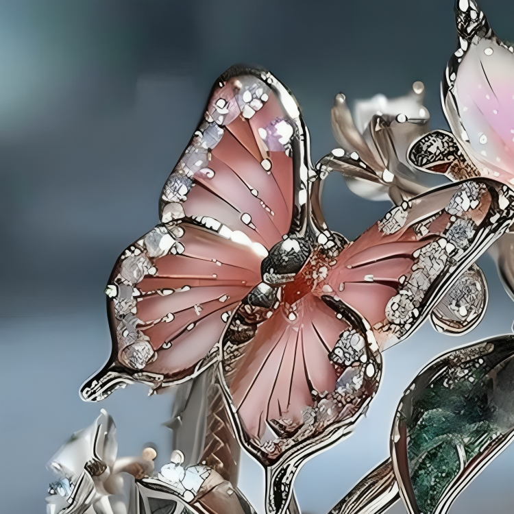Croia™ | Bague Papillon avec Zirconia